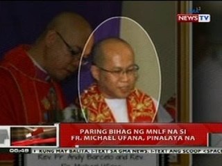 QRT: Paring binihag ng MNLF na si Fr. Michael Ufana, pinalaya na