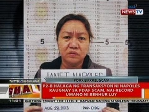 BT: P2-B halaga ng transaksyon ni Napoles sa PDAF scam, nai-record ni Benhur Luy