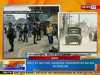 NTG: Panayam kay ARMM Gov. Mujiv Hataman kaugnay sa bakbakan ng MNLF at militar sa Basilan