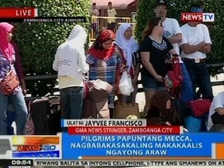 NTG: Pilgrims papuntang Mecca, nagbabakasakaling makakaalis ngayong araw
