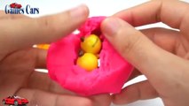 PLAYDOH SURPRISE EGGS! Masha and the Bear Ninja Turtles McQueen Cars 2 Ice Age Frozen Toys 7