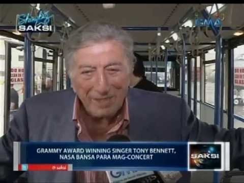 Saksi: Grammy award winning singer Tony Bennett, nasa bansa para mag-concert
