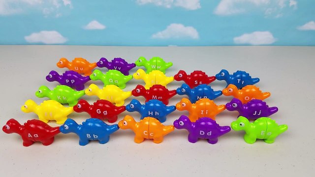 Learning Alphabet ABC Song with Dinosaur Dino Toy for Children Learn English ABC's Baby Toddler Kids