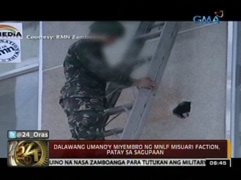 24 Oras: Dalawang umano'y miyembro ng MNLF-Misuari Faction, patay sa sagupaan sa militar
