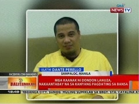 BT: Mga kaanak ni Dondon Lanuza, nakaantabay na sa kanyang pagdating sa bansa