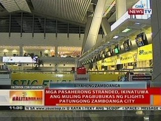 Mga pasaherong stranded, ikinatuwa ang muling pagbubukas ng flights patungong Zamboanga City