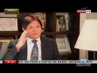 Sen. Bongbong Marcos: "History will judge my father properly"