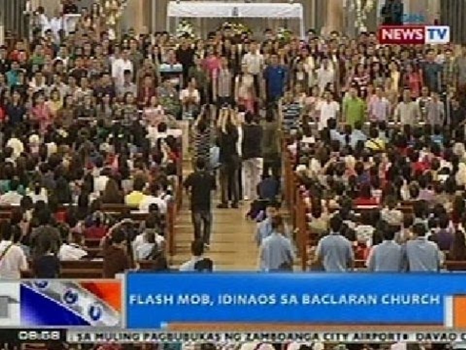 NTG: Flash mob, idinaos sa Baclaran Church