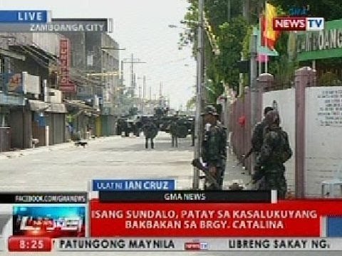 NTVL: 1 sundalo, patay sa kasalukuyang bakbakan sa Brgy. Catalina, Zamboanga City