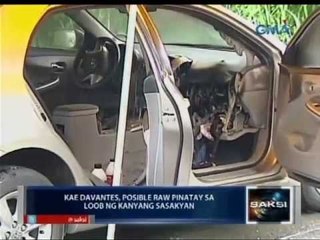 Saksi: Crime of passion, isa sa mga anggulong tinitingnan sa pagpatay kay Kae Davantes