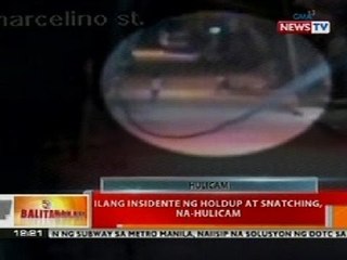BT: Ilang insidente ng holdup at snatching sa QC, na-hulicam