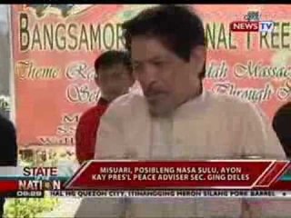 SONA: Pamahalaan, sinubukang makipag-ugnayan kay Misuari para makipag-usap kay PNoy