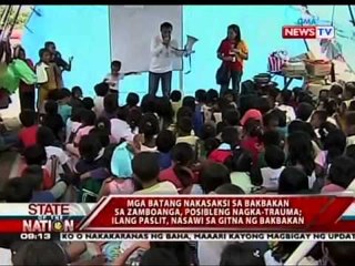 SONA: Mga batang nakasaksi sa bakbakan sa Zamboanga, posibleng na-trauma
