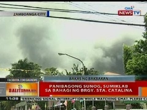 BT: Panibagong sunog, sumiklab sa bahagi ng Brgy. Sta. Catalina, Zamboanga City
