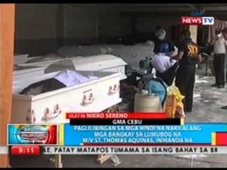 Paglilibingan sa mga bangkay sa lumubog na M/V St. Thomas Aquinas, inihanda na