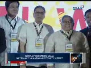 Saksi: Isyu sa pork barrel scam, natalakay sa 3rd Integrity Summit