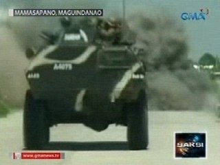 Saksi: Pagsabog ng IED sa Mamasapano, Maguindanao, nakunan ng video