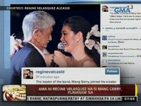 24 Oras: Pamilya ni Regine Velasquez-Alcasid, ipinagluluksa ang pagpanaw ni Mang Gerry