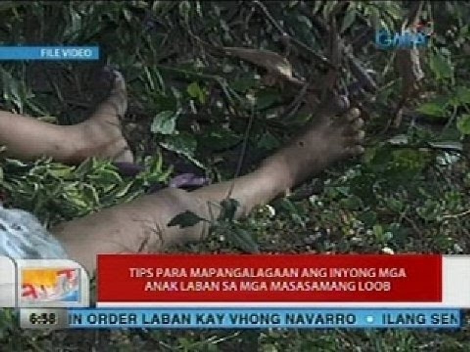 UB: Tips para mapangalagaan ang inyong mga anak laban sa mga masasamang loob