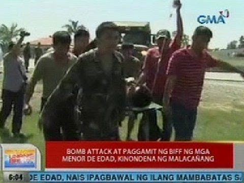 UB: Bomb attack at paggamit ng BIFF ng mga menor de edad, kinondena ng Malacañang