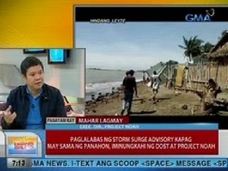 UB: Paglalabas ng storm surge advisory, iminumungkahi ng DOST at Project NOAH