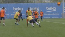 Barcelona destaca belos gols de Messi em treinamentos