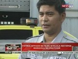 QRT: Patrol office ng NLEX, kinilala matapos manghuli ng snatcher