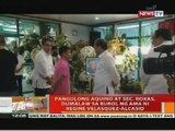 BP: PNoy at Sec. Roxas, dumalaw sa burol ng ama ni Regine Velasquez-Alcasid