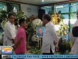 UB: PNoy, Sec. Roxas at ilang showbiz personalities, dumalaw sa burol ng ama ni Regine Velasquez