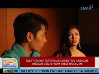 UB: Relationship Expert: Lakas ng loob at pagiging malikhain, susi sa pagpapa-oo ng date sa JS prom