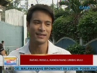 UB: Rafael Rosell, handa nang umibig muli