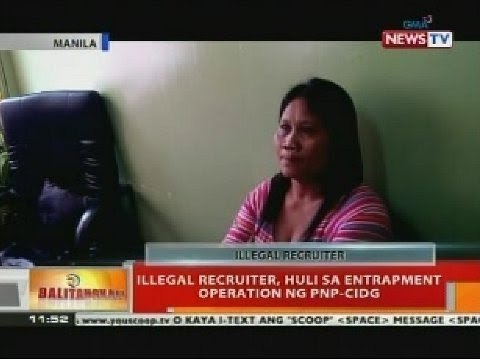 BT: Illegal recruiter, huli sa entrapment operation ng PNP-CIDG