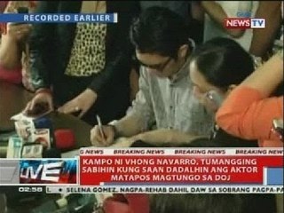 Navarro, nilalagdaan na ang kanyang supplemental complaint affidavit laban sa grupo ni Cornejo