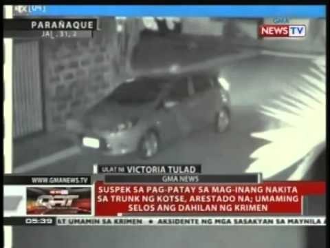 QRT: Suspek sa pag-patay sa mag-inang nakita sa trunk ng kotse, arestado na