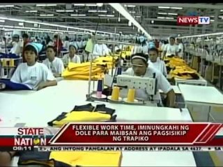 SONA: Flexible work time, iminungkahi ng DOLE para maibsan ang pagsisikip ng trapiko