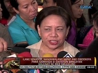 24 Oras: Ilang senador, naniniwalang sapat ang ebidensya para idemanda si Davidson Bangayan