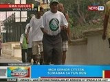 Mga senior citizen, sumabak sa fun run sa Vigan City, Ilocos Sur
