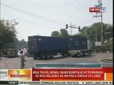 BT: Mga truck, bawal nang bumyahe at pumarada sa mga kalsada ng maynila simula sa lunes