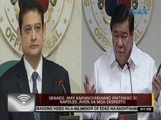 24 Oras: Senado, may kapangyarihang ipatawag si Napoles, ayon sa mga eksperto