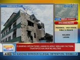 UB: Clearing operations laban sa MNLF Misuari faction, tinatapos na raw ng militar