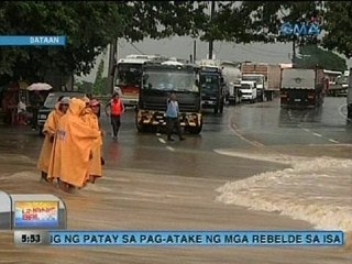 UB: Ilang lugar sa Bataan, binaha