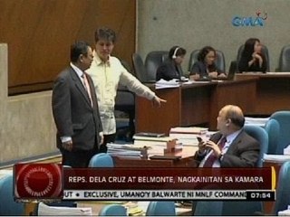 24 Oras: Reps. Dela Cruz at Belmonte, nagkainitan sa Kamara