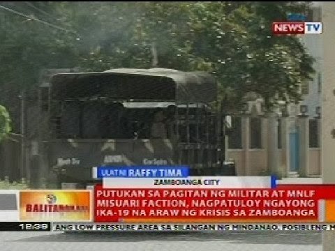 BT: Putukan sa Zamboanga, nagpatuloy ngayong ika-19 na araw ng krisis doon