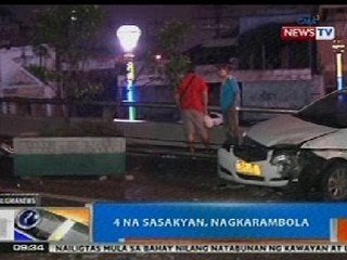 NTG: 4 na sasakyan, nagkarambola sa Buendia Flyover sa Pasay City