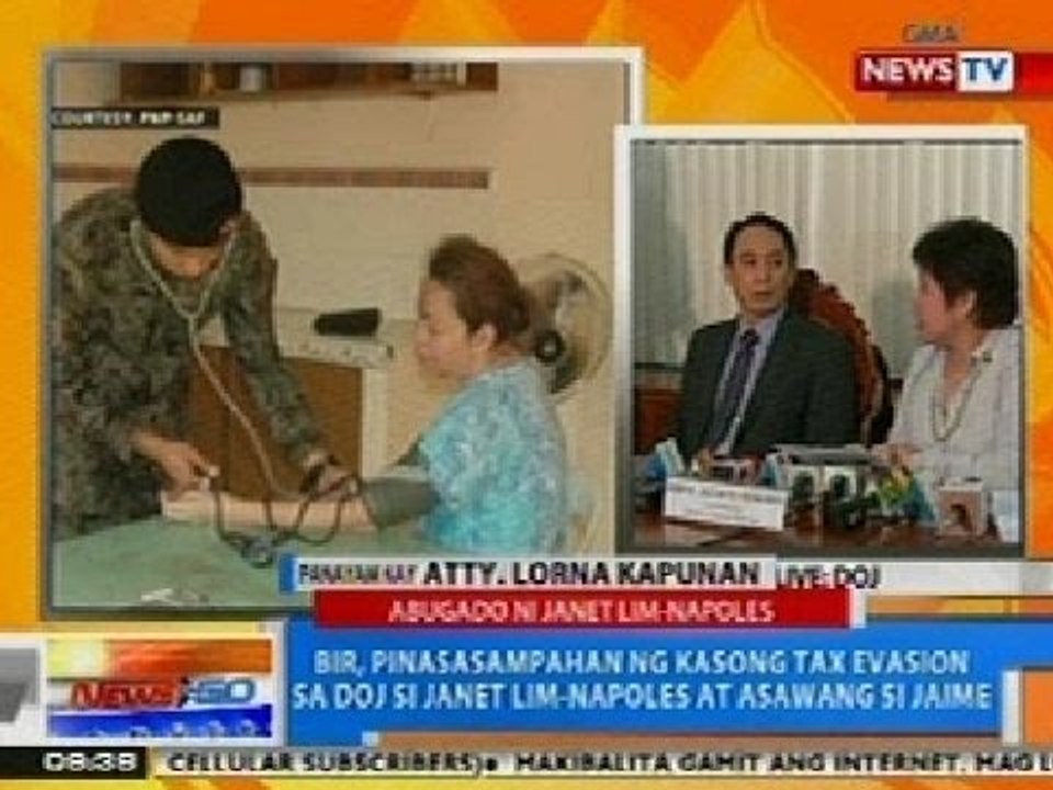 NTG: Panayam kay Atty. Kapunan kaugnay sa kasong tax evasion na isasampa vs Janet at Jaime Napoles
