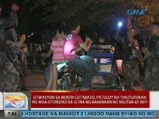 UB: Sitwasyon sa North Cotabato, patuloy na tinututukan ng mga otoridad