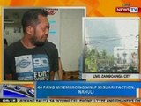 NTG: 40 pang miyembro ng MNLF Misuari faction, nahuli