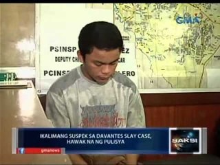 Saksi:  Ikalimang suspek sa Kae Davantes slay case, hawak na ng pulisya