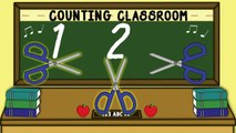 Counting Classroom - Counting to 5 - Learning to Count - Fun Kids Songs Preschool