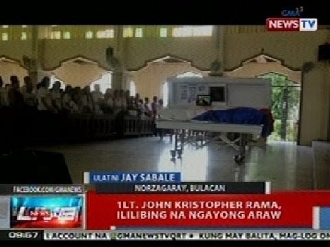 NTVL: 1 Lt. John Kristopher Rama, ililibing na ngayong araw